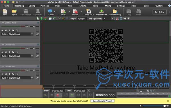 MixPadMac版官方版下载-mixpad多轨道混音软件mac下载v10.61