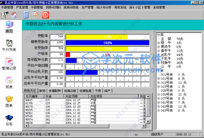 牛养殖小区管理系统