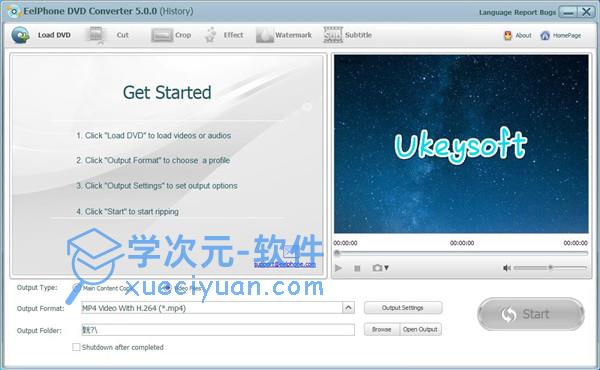 UkeySoft DVD Ripper(DVD视频转换器)